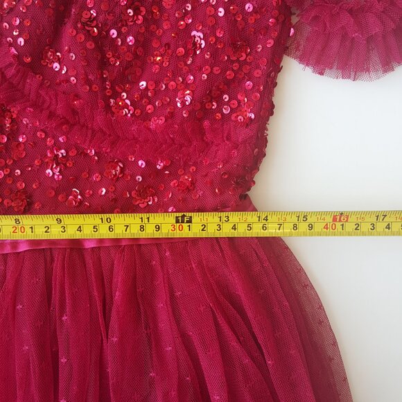 Needle & Thread Maybelle Bodice v neck ankle gown - Picture 14 of 16